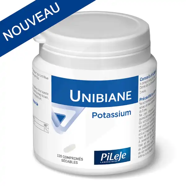 Pileje Unibiane Potassium 120 Comprimés