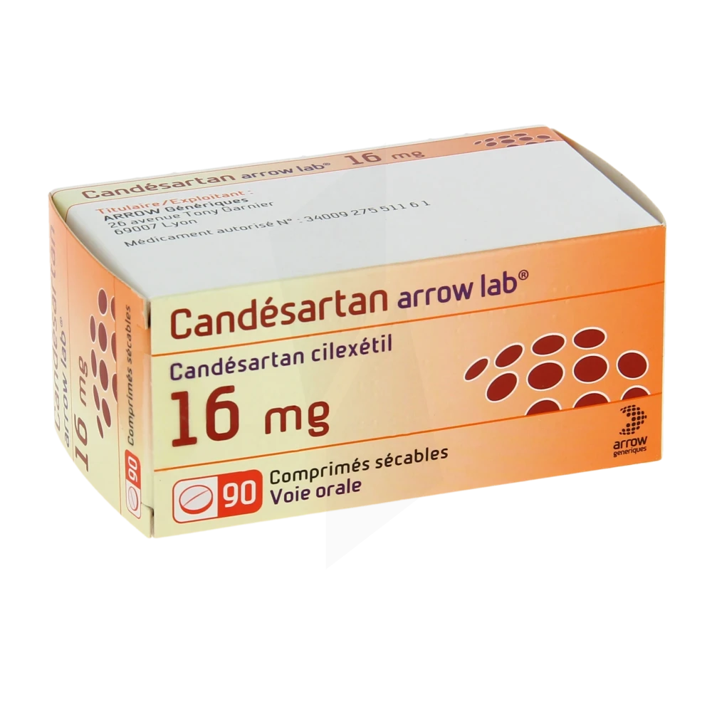 Candesartan Arrow Lab 16 Mg, Comprimé Sécable