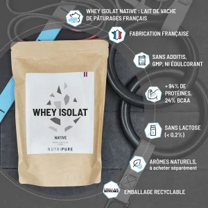 Nutripure Whey Isolate Native Neutre Poudre Sachet/1kg
