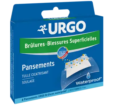 Urgo Brûlures - Blessures Superficielles Pansements Waterproof Petit Format B/6 à LE PIAN MEDOC