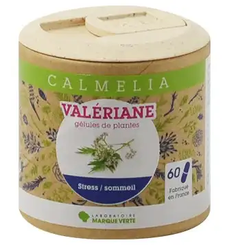 Calmelia Valériane 500mg Gélules  Boîte De 60