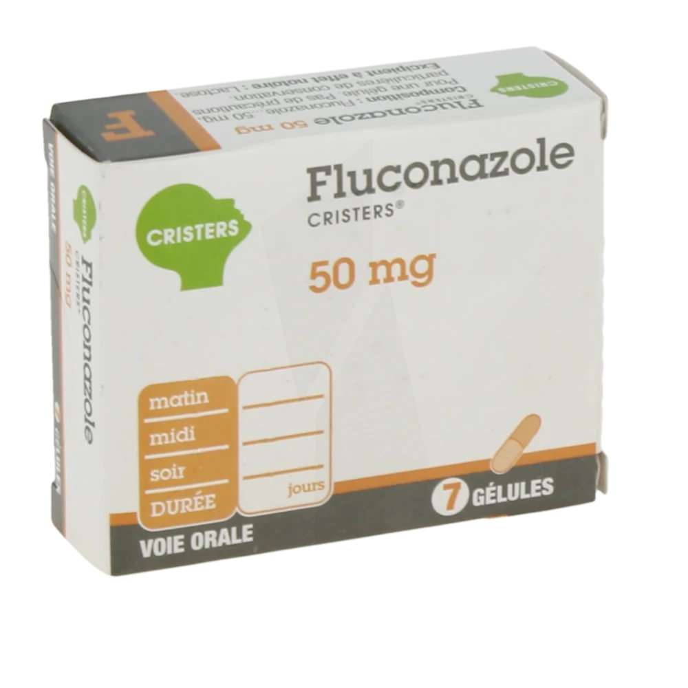Fluconazole Cristers 50 Mg, Gélule