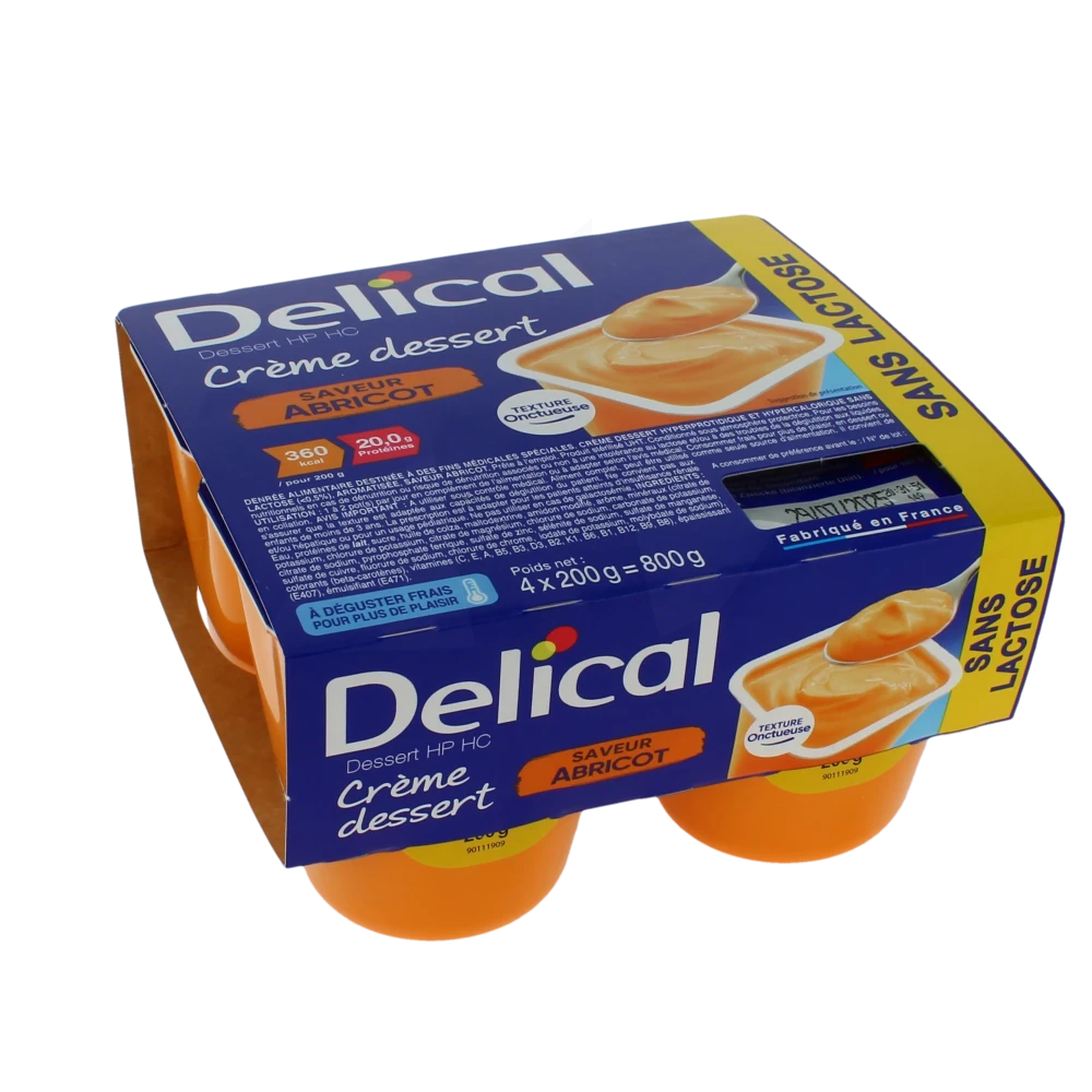 Delical Cr Dess Ss Lact Nutrim Abricot 4/200g