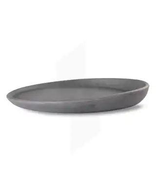 Assiette Silicone Marbré Granite Gray