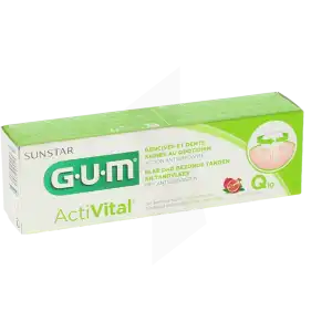 Gum Activital Gel Dentifrice Prévention T/75ml à LUSSAC