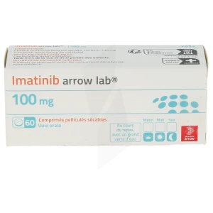 Imatinib Arrow Lab 100 Mg, Comprimé Pelliculé Sécable