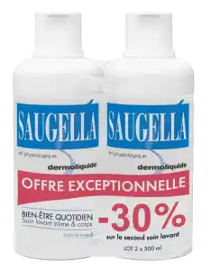 Acheter Saugella Emulsion Dermoliquide Lavante 2Fl/500ml à Garges-lès-Gonesse