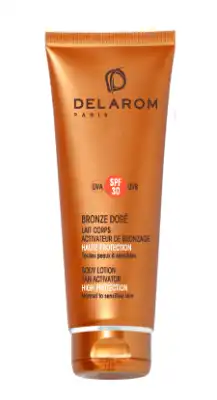 Delarom Bronze Dore Spf30 Lait Corps T/125ml à TRUCHTERSHEIM