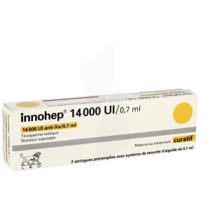 Innohep 14 000 Ui Anti-xa/0,7 Ml, Solution Injectable En Seringue Préremplie