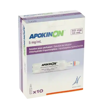 Apokinon 5 Mg/ml, Solution Pour Perfusion à VILLERS-LE-LAC