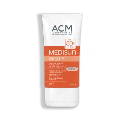 Acm Medisun Spf50+ Crème Teintée Claire T/50ml à LYON