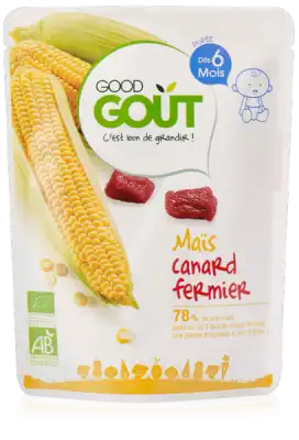 Good Gout Plats Mais Canard Fermier Bio Des 6 Mois 190 G à Saint-Maximin