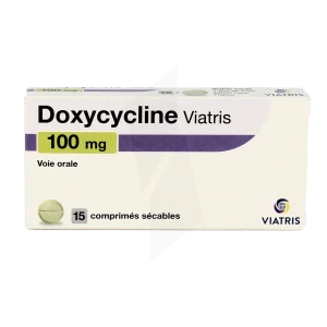 Doxycycline Viatris 100 Mg, Comprimé Sécable