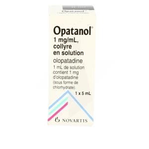 Opatanol 1 Mg/ml, Collyre En Solution