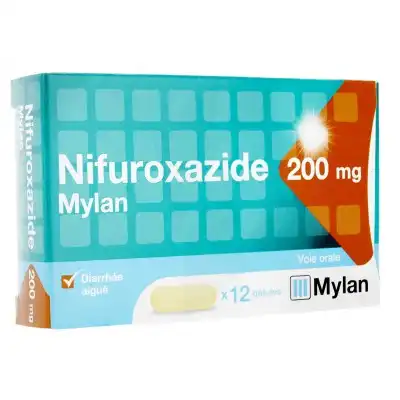 NIFUROXAZIDE MYLAN 200 mg, gélule