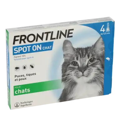 FRONTLINE SPOT ON CHAT, Solution pour spot-on