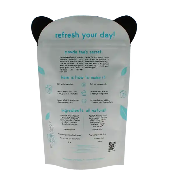 Panda Tea Iced Détox Mangue Tisane 28 Sachets