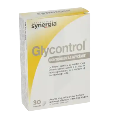 Synergia Glycontrol Comprimés B/30 à  Perpignan