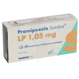 Pramipexole Sandoz Lp 1,05 Mg, Comprimé à Libération Prolongé