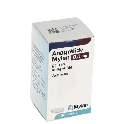 Anagrelide Mylan 0,5 Mg, Gélule à LIEUSAINT