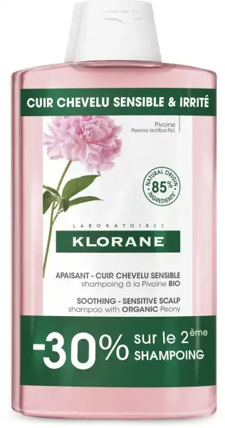 Klorane Capillaire Shampooing Pivoine Apaisant 2fl/400ml