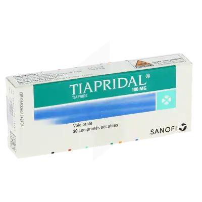 Tiapridal 100 Mg, Comprimé Sécable à Osny