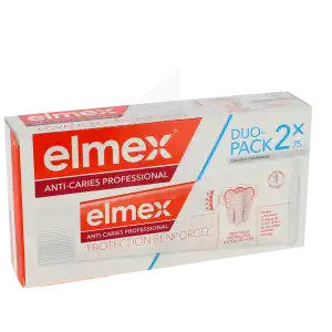 Elmex Dentifrice Anti-caries Professional Protection Renforcée 2t/75ml à Beaujeu-Saint-Vallier-Pierrejux-et-Quitteur