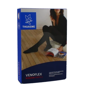 Venoflex Kokoon Absolu 2 Chaussette Femme Noir Taille 5n