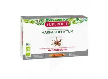 Superdiet Harpagophytum Bio Solution Buvable 20 Ampoules/15ml à Saint Orens de Gameville