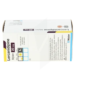 Lercanidipine Viatris 20 Mg, Comprimé Pelliculé Sécable