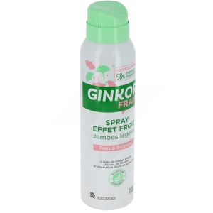 Ginkor Frais Spray Effet Froid Jambes Légères Fl/125ml