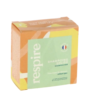 Respire Shampoing Solide Lait D'amandes 75g