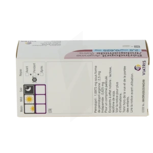 Perindopril Arginine/indapamide Viatris 2,5 Mg/0,625 Mg, Comprimé Pelliculé