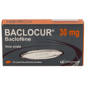 Baclocur 30 Mg, Comprimé Pelliculé Sécable