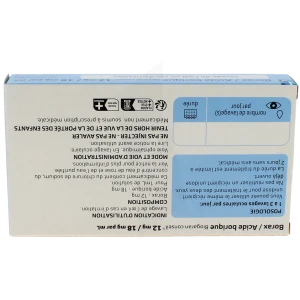 Borax/acide Borique Biogaran Conseil 12 Mg/18 Mg Par Ml, Solution Pour Lavage Ophtalmique En Récipient Unidose