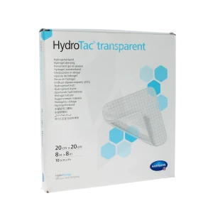 Hydrotac Transparent Pansements Gel Non Adhésif 20x20cm B/ 10
