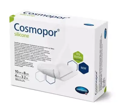 Cosmopor Silicone Pans Adhésif 10x8cm B/10 à SAINT-ROMAIN-DE-COLBOSC