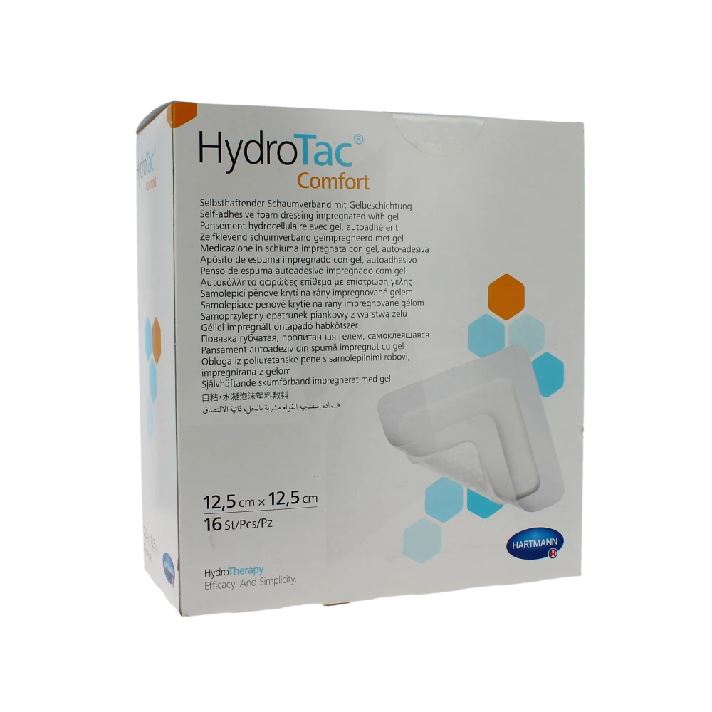 Hydrotac® Comfort Pansement Adhésif 12,5 X 12,5 Cm - Boîte De 16
