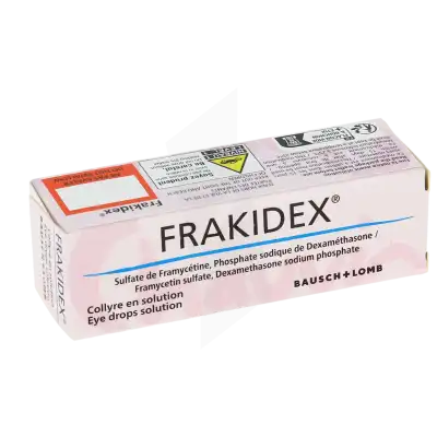 Frakidex, Collyre En Solution à LA TREMBLADE
