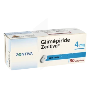 Glimepiride Zentiva 4 Mg, Comprimé