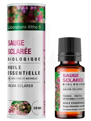 Laboratoire Altho Huile Essentielle Sauge Sclarée Bio 10ml