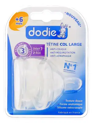 Tetine Dodie Col Large Debit 3 6 Mois+ X2 à GRENOBLE