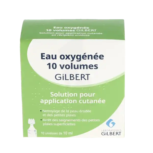 Eau Oxygenee 10 Volumes Gilbert, Solution Pour Application Cutanée En Récipient Unidose
