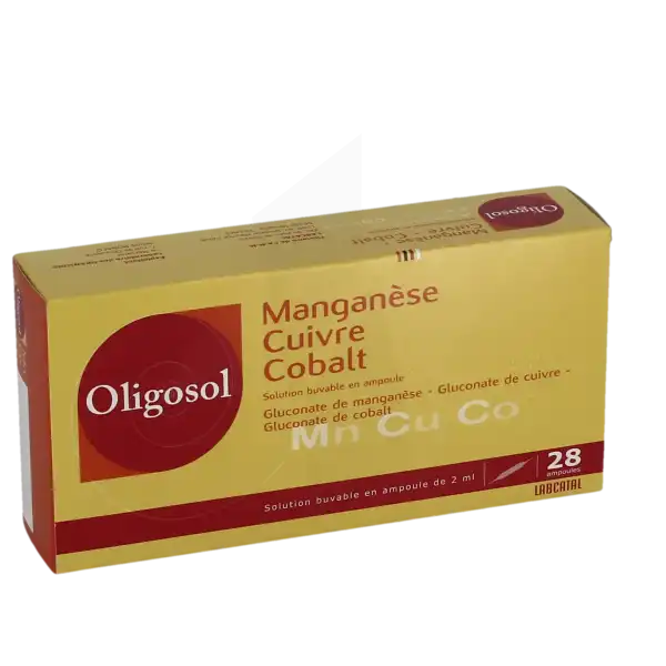 Manganese-cuivre-cobalt Oligosol, Solution Buvable En Ampoule