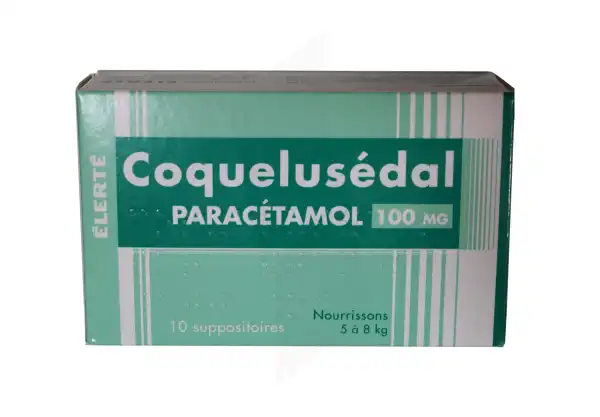 Coquelusedal Paracetamol 100 Mg, Suppositoire