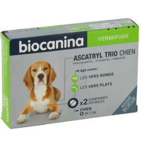 Ascatryl Trio Biocanina Chien, Comprimé