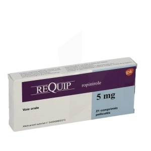 Requip 5 Mg, Comprimé Pelliculé
