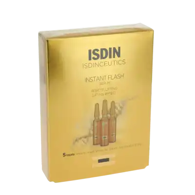 Isdin Instant Flash Solution 5 Ampoules/2ml à Gardanne
