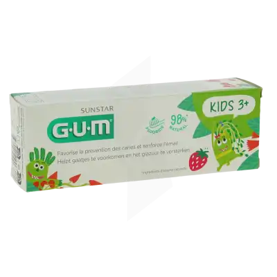 Gum Kids Gel Dentifrice 3ans+ T/50ml à VANDOEUVRE-LES-NANCY