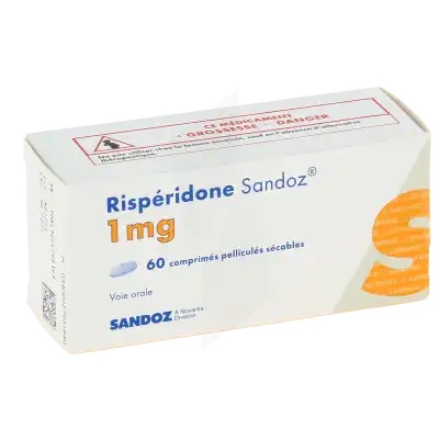 Risperidone Sandoz 1 Mg, Comprimé Pelliculé Sécable à Clermont-Ferrand
